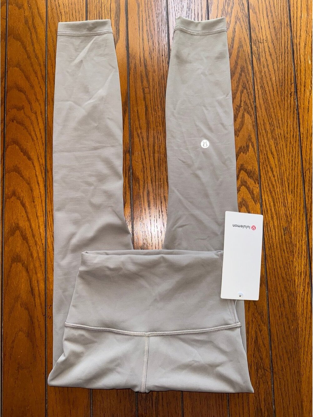 Lululemon Wunder Train High Rise 25” Warm Ash Grey Size 0 NWT